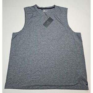 VRST Mens Lightweight Grey Icon Athletic Sleeveless Tank Top Size XXL NWT